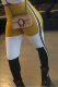 Yellow Street Solid Patchwork Skinny Mid Waist Pencil Bottoms