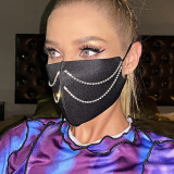 Pink Fashion Casual Print Face Protection