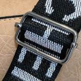 Silver Fashion Casual Letter Print Messenger Bag