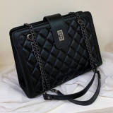 White Fashion Casual Solid Crossbody Bag