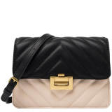 Black Fashion Casual Patchwork Solid Crossbody Bag
