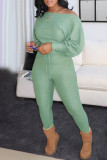 Red Fashion Casual Solid Basic Oblique Collar Regular Jumpsuits