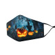 Orange Fashion Casual Print Face Protection