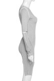 Black Fashion Sexy Print Pierced Patchwork O Neck Long Sleeve Mini Pencil Skirt Dresses