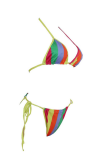 Colour Sexy Print Split Joint Swimwears