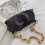 Yellow Fashion Casual Solid Messenger Bag