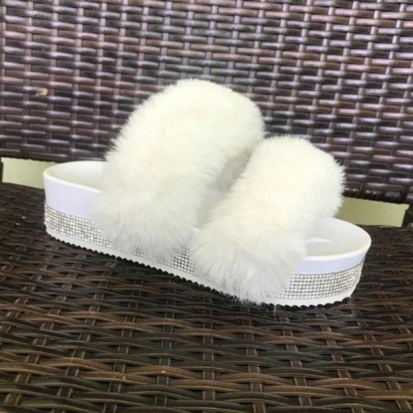 White Daily Hollowed Out Round Comfortable Shoes