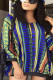 Multicolor Sportswear Print Patchwork Frenulum Hooded Collar Dresses