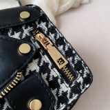 Black Fashion Casual Chain Strap Crossbody Bag