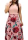 Pink A-Line None Ankle-Length Fashion Print Skirts