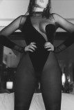 Black Fashion Sexy Patchwork Solid See-through O Neck Skinny Jumpsuits