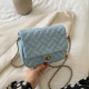 Blue Fashion Casual Solid Messenger Bags