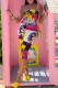 Yellow Fashion Sexy Print Backless Spaghetti Strap Sleeveless Dress