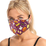 Yellow Fashion Casual Print Face Protection