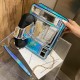 Blue Fashion Patchwork Crossbody Bag