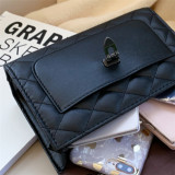 Black Fashion Casual Chain Strap Black Crossbody Bag
