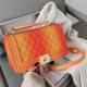 Orange Fashion Gradual Change Print Crossbody Bag