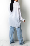 Apricot Fashion Casual Solid Cardigan Turndown Collar Tops