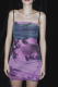 Purple Sexy Print Patchwork Spaghetti Strap Pencil Skirt Dresses