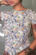 Multicolor Casual Print Patchwork O Neck T-Shirts