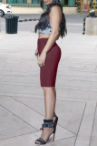 Grey Casual Print Patchwork Spaghetti Strap Sleeveless Two Pieces