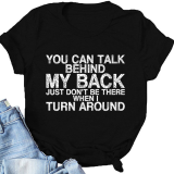 Black Casual Print Patchwork O Neck T-Shirts