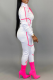 White Casual Solid Patchwork Turndown Collar Long Sleeve Two Pieces
