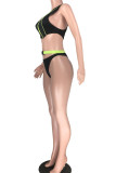 Red Sexy Solid Hollowed Out Patchwork Zipper Swimwears