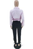 Black Sexy Solid Hollowed Out Skinny Mid Waist Pencil Solid Color Bottoms
