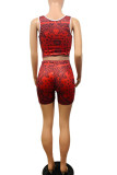 Red Two Pieces