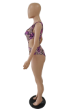 Leopard Print Sexy Leopard Hollowed Out Swimwears