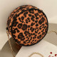 Orange Fashion Casual Print Leopard Chains Messenger Bag