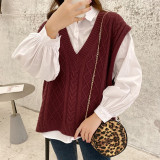 Apricot Fashion Casual Print Leopard Chains Messenger Bag