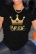 Black Fashion Casual Print Basic O Neck T-Shirts