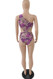 Leopard Print Sexy Leopard Hollowed Out Swimwears