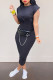 Black Fashion Casual Solid Basic O Neck Sleeveless Dress