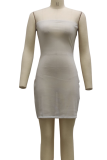Apricot Sexy Hot Drilling Mesh Swimwears Cover Up