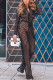 Black Fashion Sexy Solid Hollowed Out See-through V Neck Regular Jumpsuits
