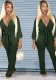 Green Bandage Solid Fashion sexy Jumpsuits & Rompers