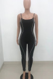 Red Fashion Casual Solid Basic O Neck Long Sleeve Two Pieces