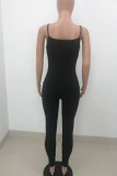 Red Fashion Casual Solid Basic O Neck Long Sleeve Two Pieces