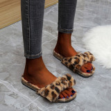 Colour Fashion Casual Split Joint Bow Flat Slippers
