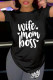 Black Fashion Casual Letter Print Basic O Neck T-Shirts