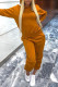 Gold Casual Solid Patchwork Hooded Collar Long Sleeve Two Pieces