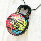 Multicolor Fashion Casual Graffiti Basketball Bags