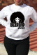 White Fashion Casual Print Basic O Neck Tops