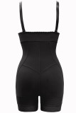 Black Fashion Sexy Solid Backless Zipper Bustiers