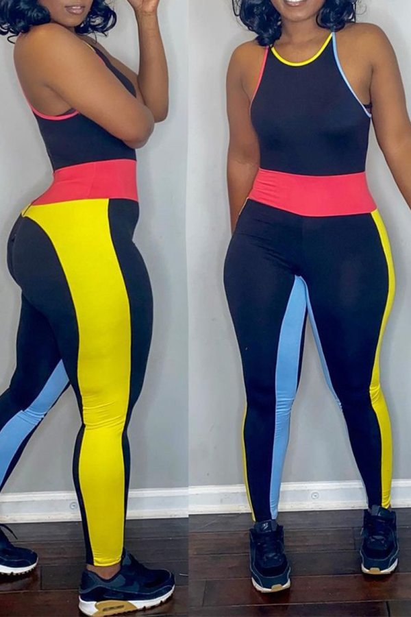 Black Sexy Solid Patchwork Off the Shoulder Skinny Jumpsuits