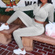 Grey Fashion Casual Solid Hooded Collar Long Sleeve Two Pieces