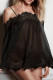 Black Fashion Sexy Solid See-through Sleepwear